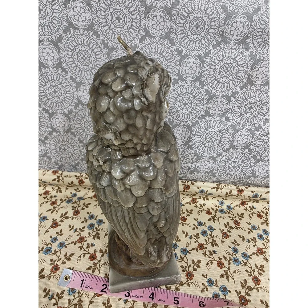 Village Candles Owl Candle Handcrafted‎ Christians Gatlinburg Tennessee Decor